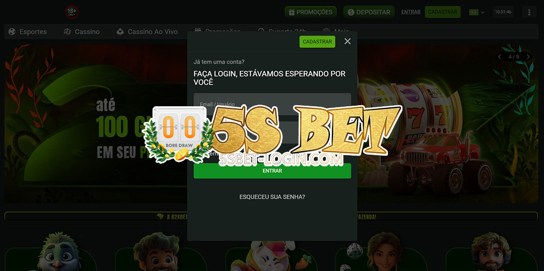 5s bet login